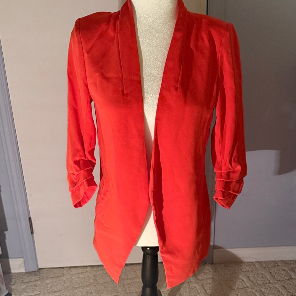 Rachel Zoe Women's orange-red Blazer